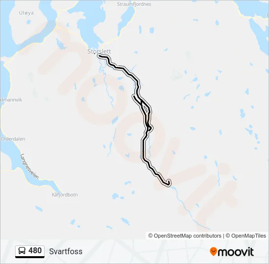 480 Bus Line Map