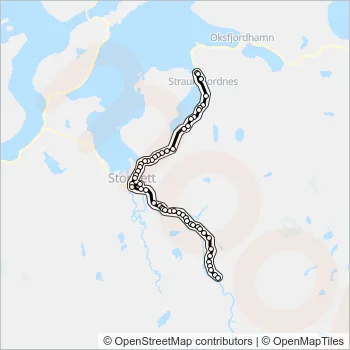 488 Bus Line Map