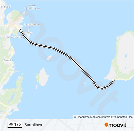 175 Ferry Line Map