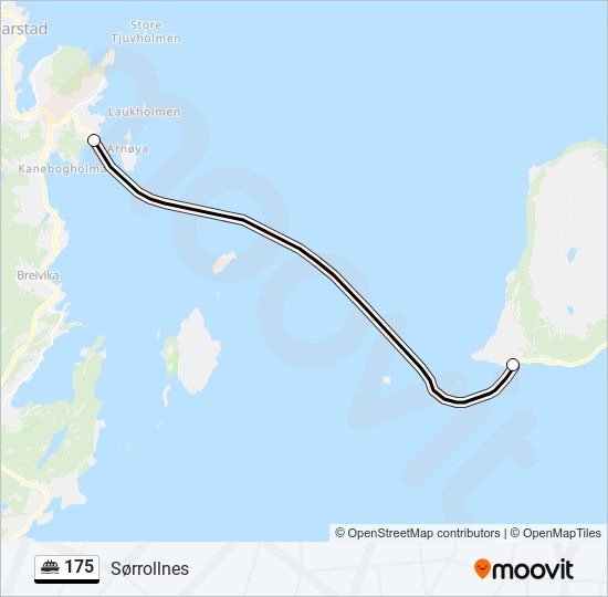 175 ferry Line Map