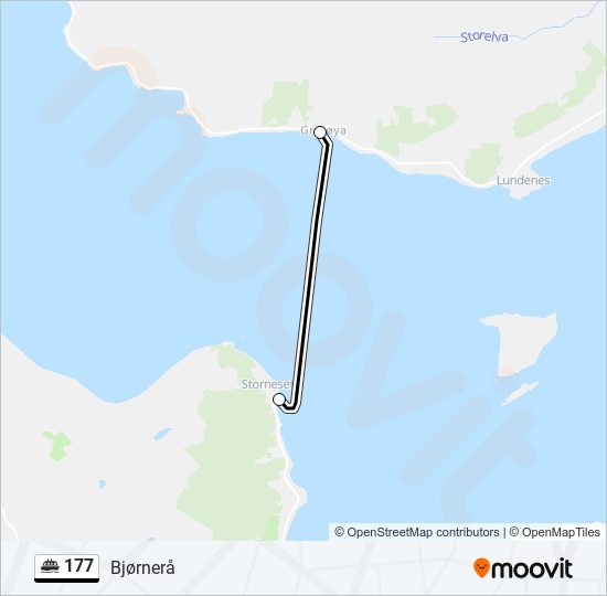 177 ferry Line Map