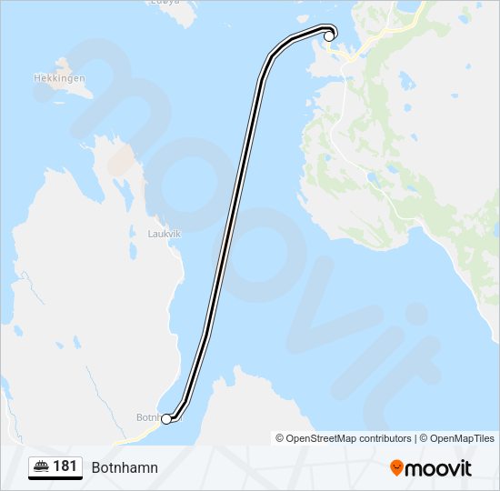 181 Ferry Line Map