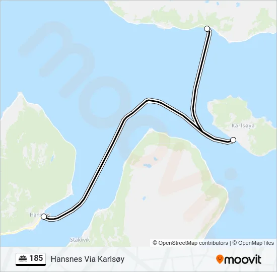 185 Ferry Line Map