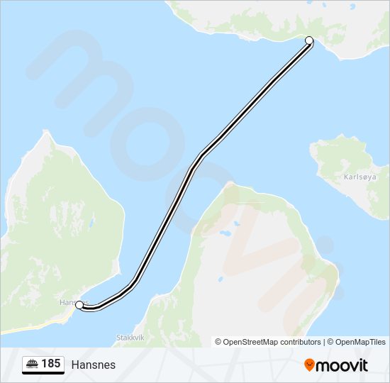 185 Ferry Line Map