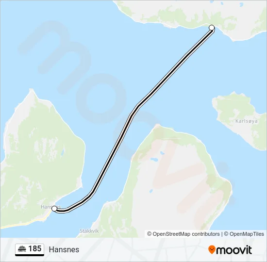 185 Ferry Line Map