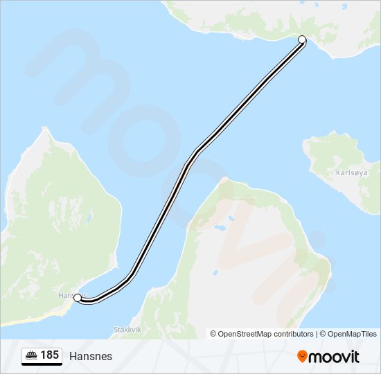 185 ferry Line Map