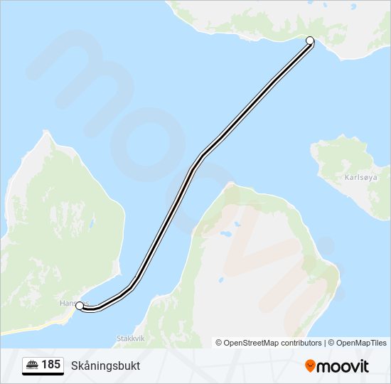 185 ferry Line Map