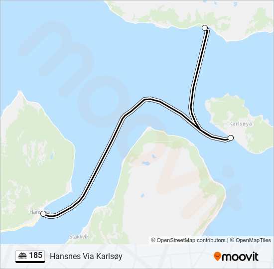 185 ferry Line Map