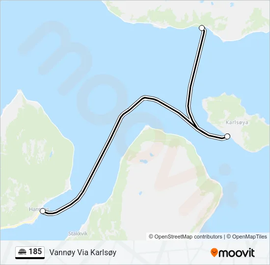 185 Ferry Line Map