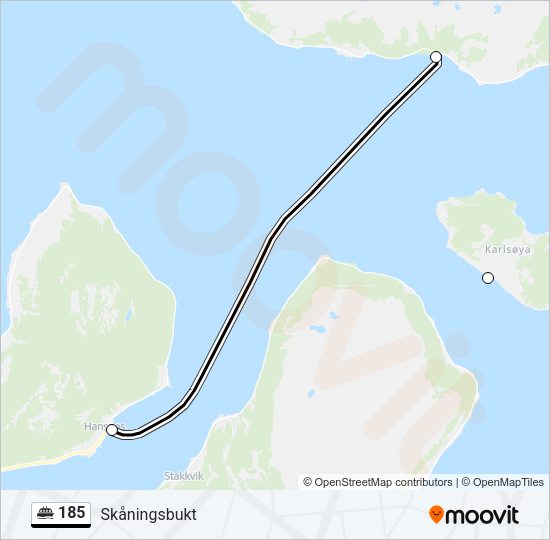 185 Ferry Line Map
