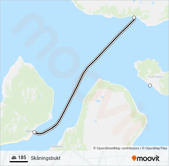 185 Ferry Line Map
