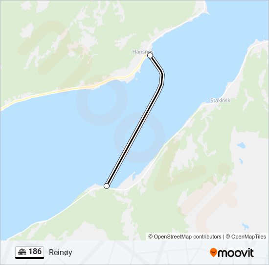 186 ferry Line Map