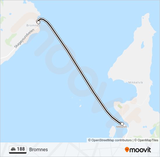 188 ferry Line Map