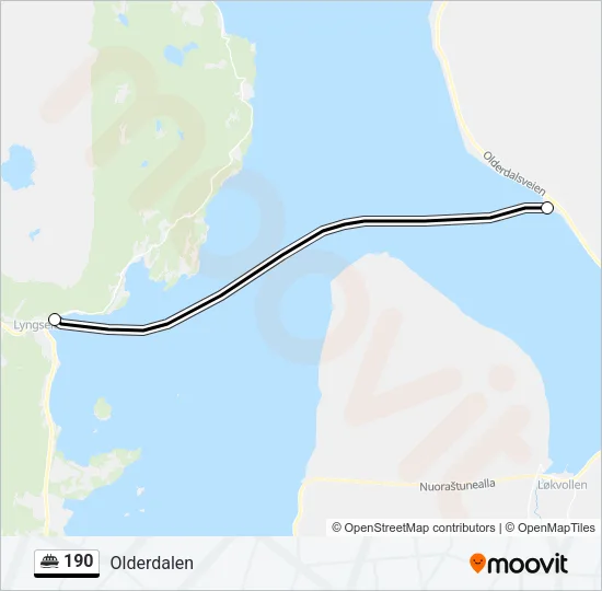 190 Ferry Line Map