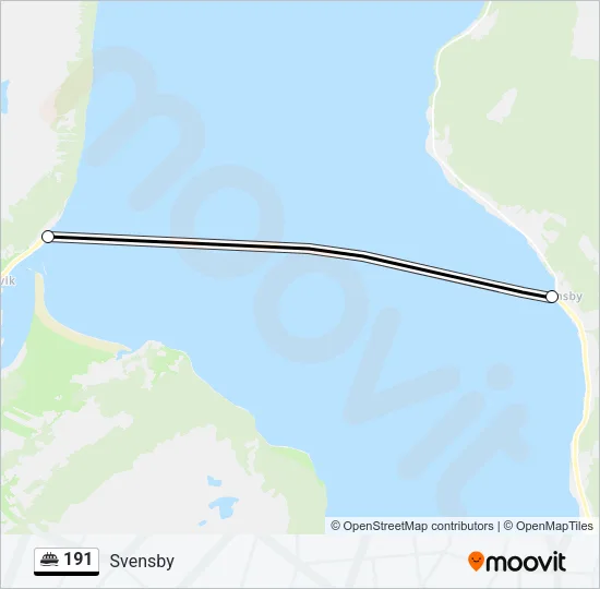 191 Ferry Line Map