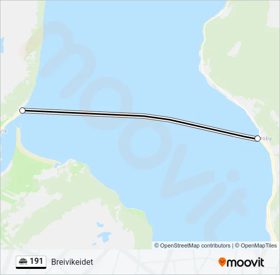 191 Ferry Line Map