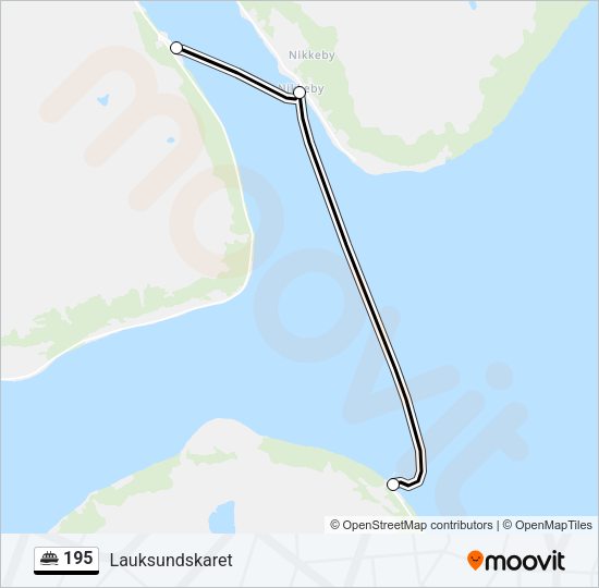 195 Ferry Line Map