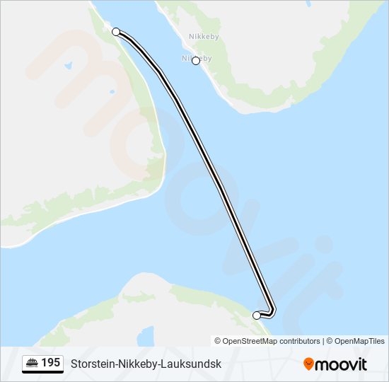 195 ferry Line Map