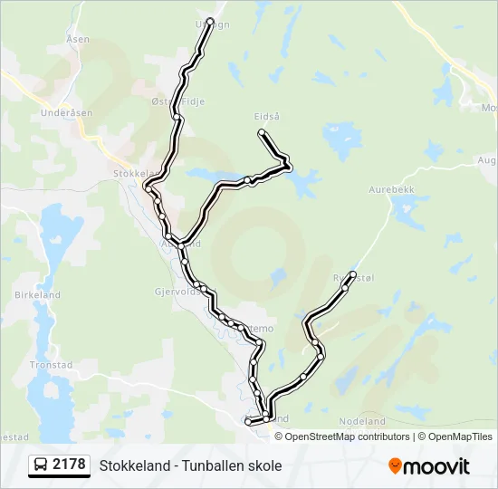 2178 Bus Line Map