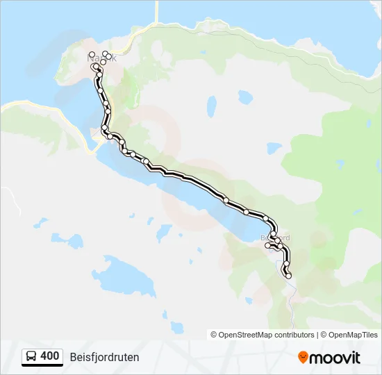 400 Bus Line Map