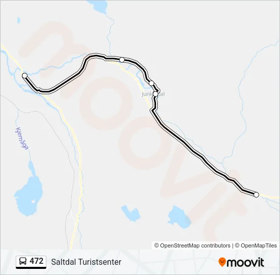 472 Bus Line Map