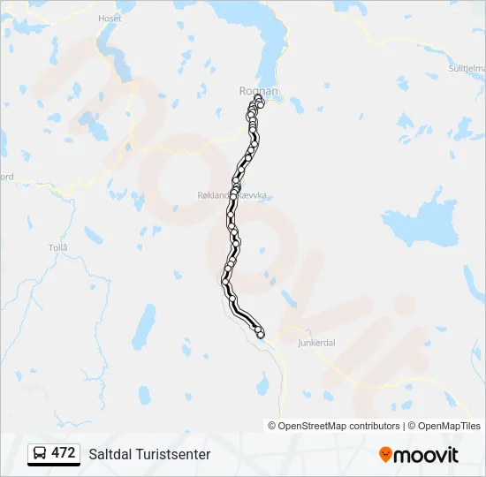 472 Bus Line Map