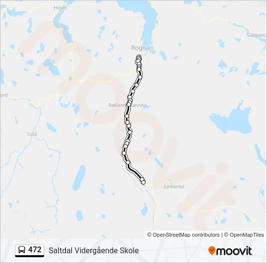 472 Bus Line Map