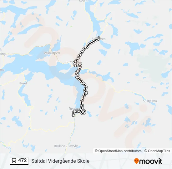 472 Bus Line Map