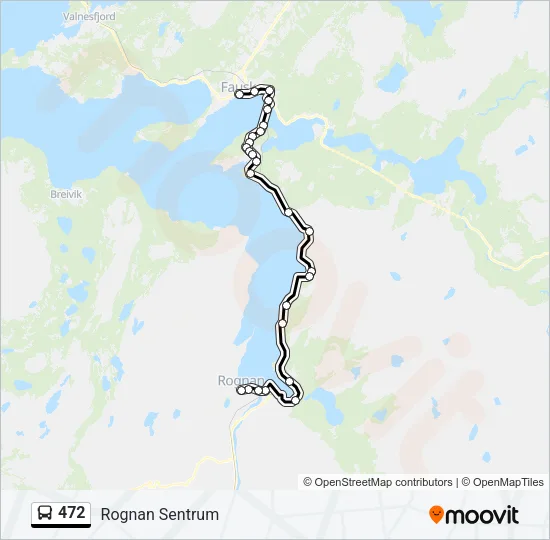 472 Bus Line Map
