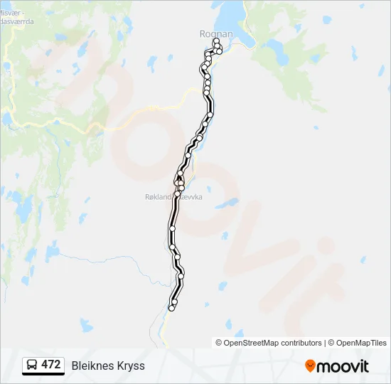 472 Bus Line Map