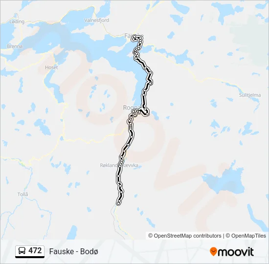 472 Bus Line Map