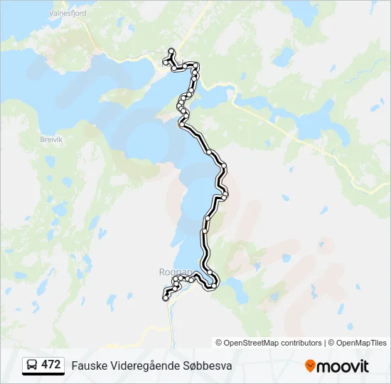 472 Bus Line Map
