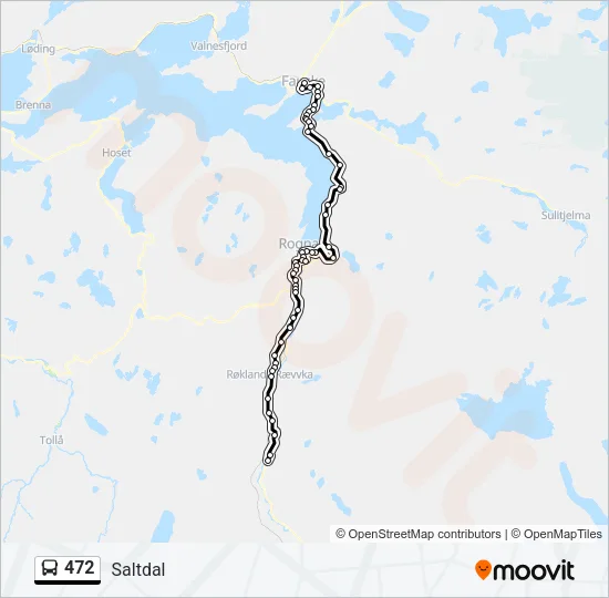 472 Bus Line Map
