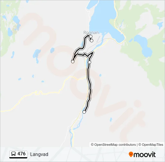 476 Bus Line Map