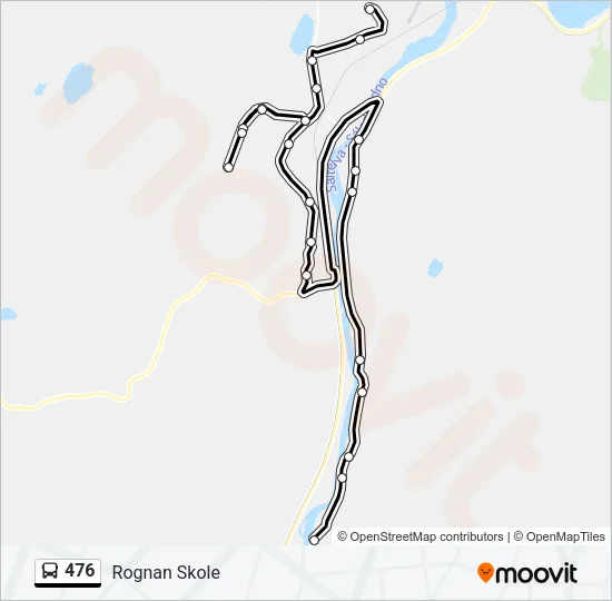 476 Bus Line Map