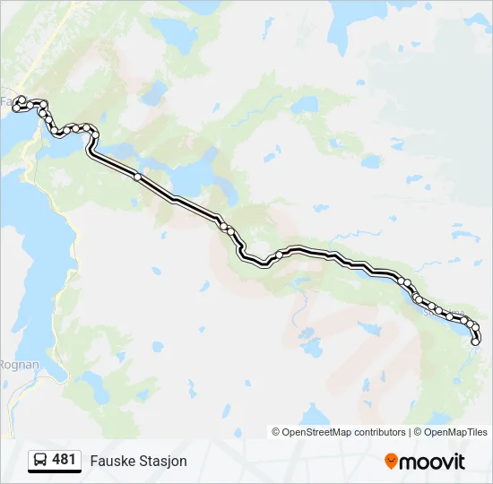 481 Bus Line Map