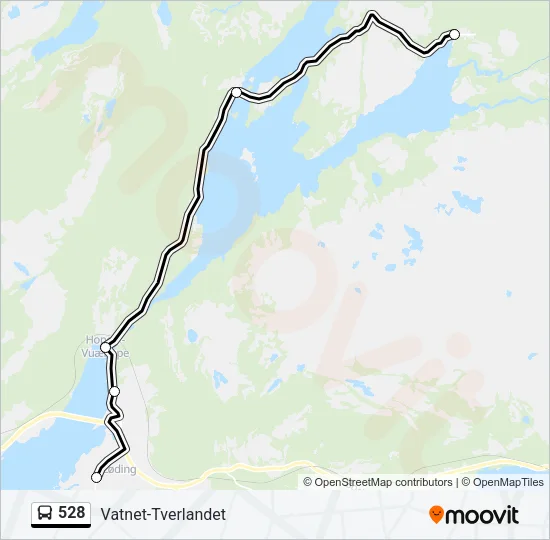 528 Bus Line Map