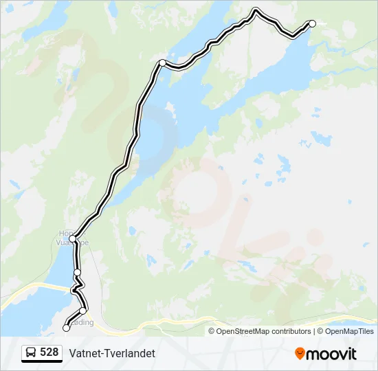 528 Bus Line Map