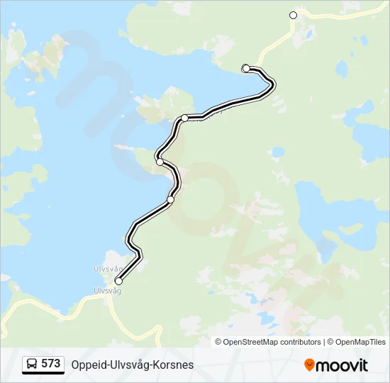 573 Bus Line Map