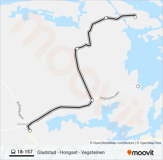 18-157 Bus Line Map