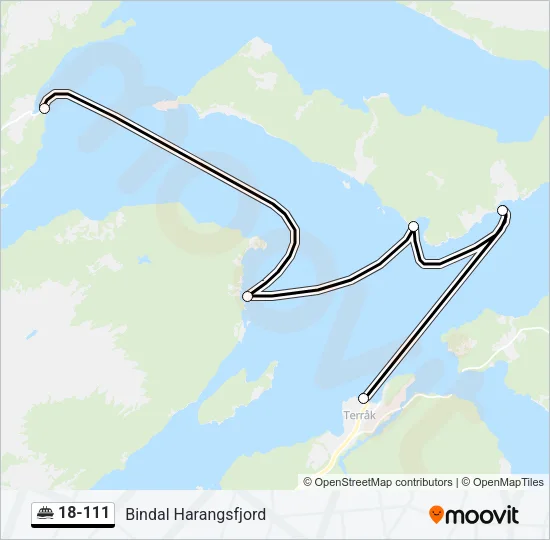 18-111 Ferry Line Map