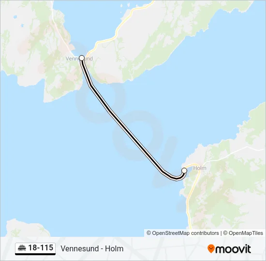 18-115 Ferry Line Map