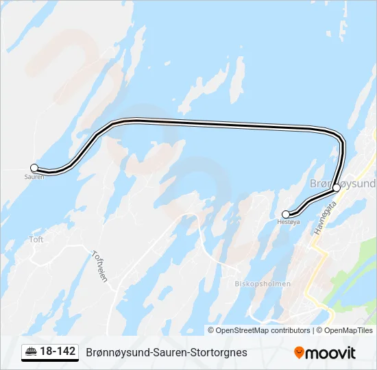 18-142 Ferry Line Map