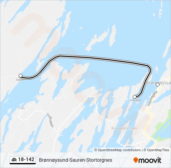 18-142 Ferry Line Map