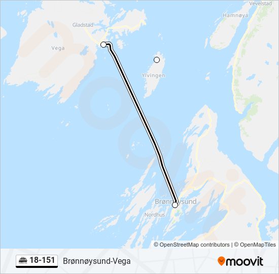 18-151 ferry Line Map