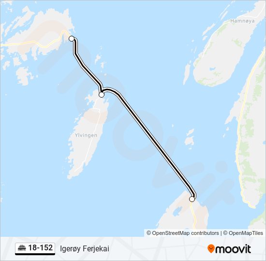18-152 ferry Line Map