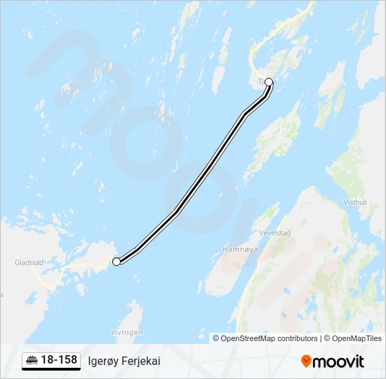 18-158 Ferry Line Map