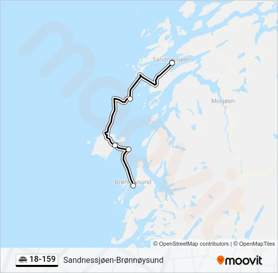 18-159 Ferry Line Map