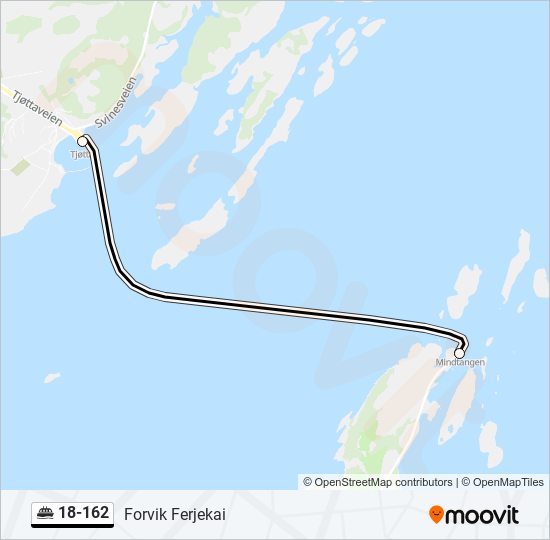 18-162 ferry Line Map