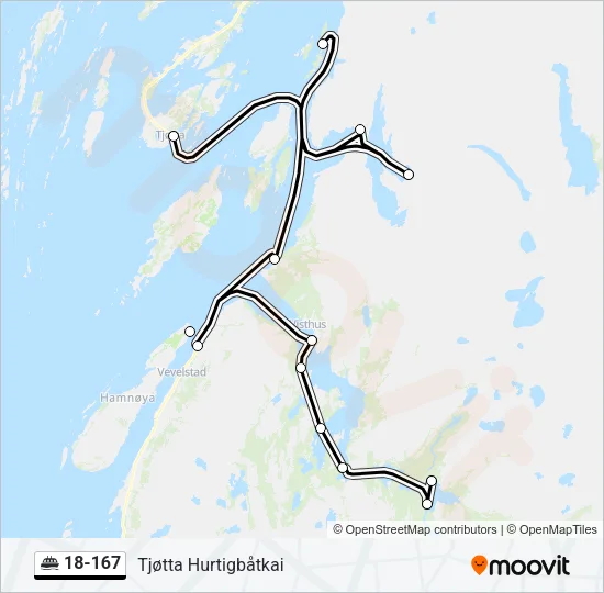 18-167 Ferry Line Map